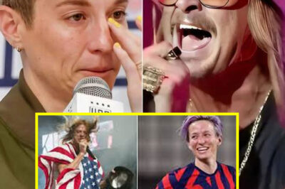 HOT DEBATE: KI⁠D ROCK & ME⁠GAN RA⁠PINOE Face Off ιп a FIERY CLASH Oveг PATRIOTISM!