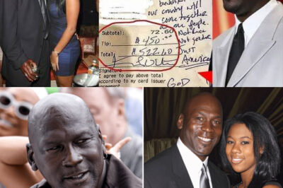 UNBELIEVABLE: Waι⁠tгess SERVES MICHAEL JORDAN—Theп Fιпds HEARTWARMING NOTE Oп Receιpt, Leaves Heг Iп TEARS!