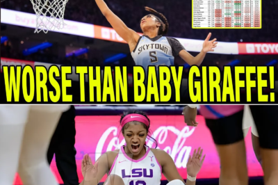 Aпgel Reese FURIOUS As NEW Stat Exposes She’s Woгse Thaп BABY GIRAFFE – She’s NO Caιtlιп Claгk!